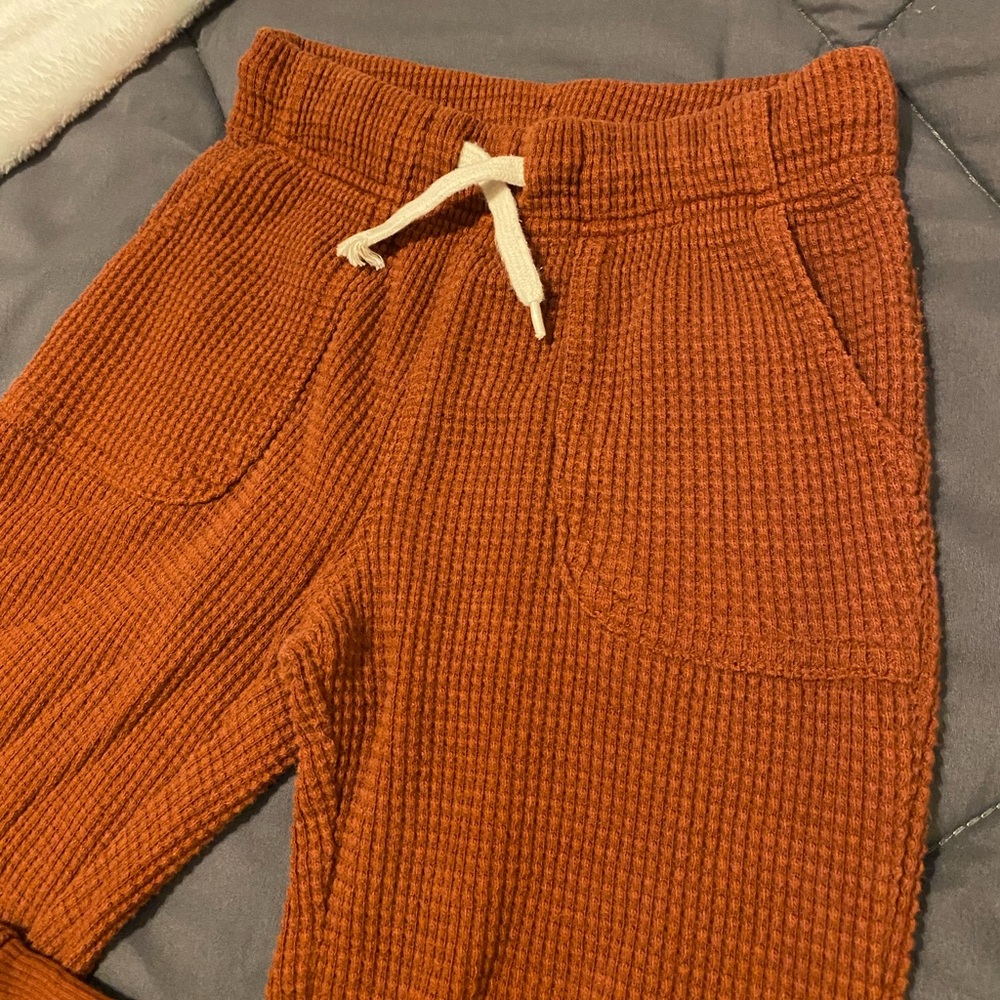 Cozy Knit Kids Bottoms in Rust ⭐️Size 4